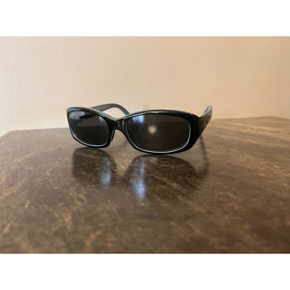 Maui Jim MJ219-03 Punchbowl Polarized Sunglasses Black/Teal - Picture 1 of 13